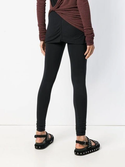 Shop Rick Owens Classic Leggings In Black