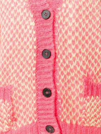 Shop Roberto Collina V-neck Button Cardigan - Pink