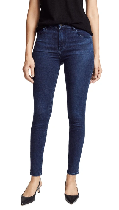 Shop J Brand Maria High Rise Skinny Jeans In Commit
