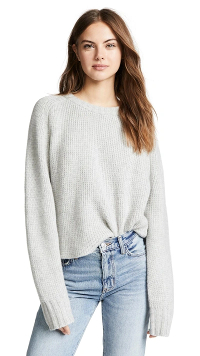 Shop Le Kasha Komaki Cashmere Sweater In Light Grey