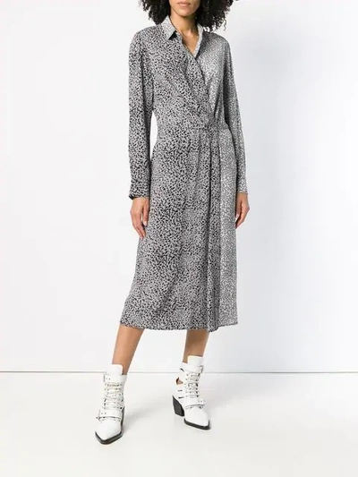 Shop Rag & Bone Karen Printed Dress - Grey