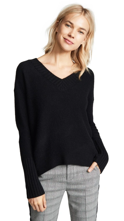 Shop 360 Sweater Eliza Cashmere Sweater In Black