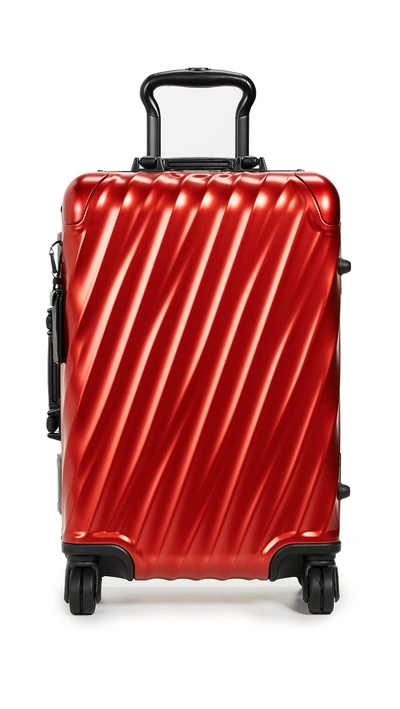 Shop Tumi 19 Degree Aluminium International Carry On Suitcase In Ember
