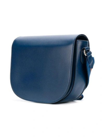 Shop Apc A.p.c. Ava Shoulder Bag - Blue