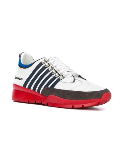 Shop Dsquared2 Running Sneakers In White