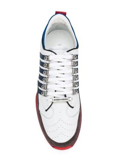 Shop Dsquared2 Running Sneakers In White