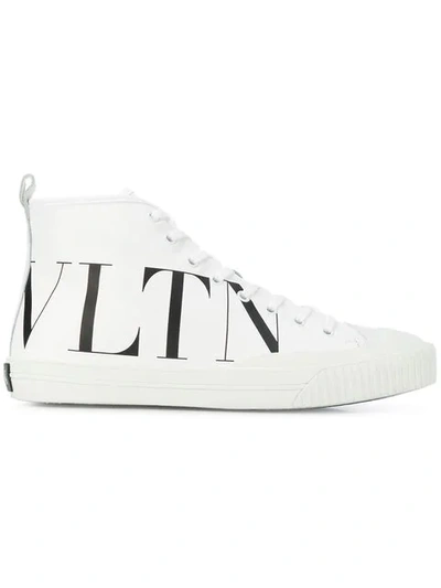 Shop Valentino Garavani Vltn Hi In White