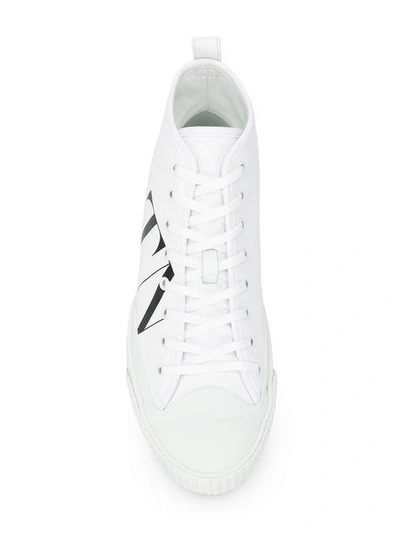 Shop Valentino Garavani Vltn Hi In White