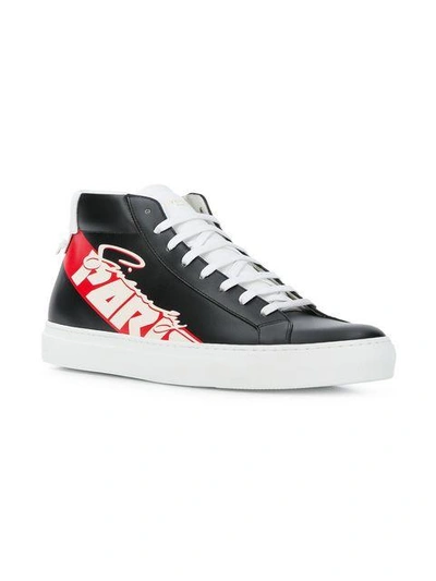 Shop Givenchy Side Logo Sneakers - Black