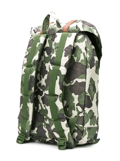 Shop Herschel Supply Co . Camouflage Print Backpack - Green