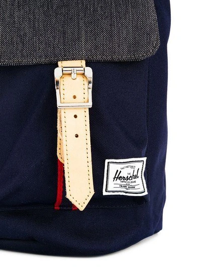 Shop Herschel Supply Co . Stripe Panelled Backpack - Blue