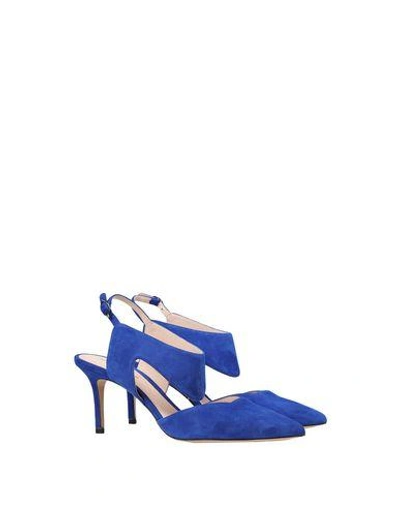 Shop Nicholas Kirkwood Pump In Bright Blue