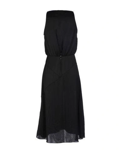 Shop Tomas Maier Midi Dresses In Black