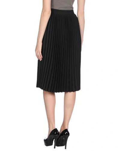 Shop Balenciaga Midi Skirts In Black