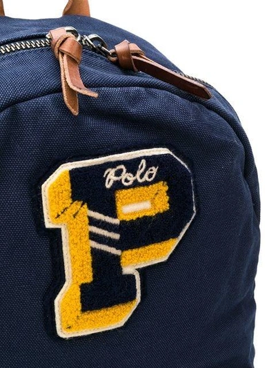 Shop Polo Ralph Lauren Logo Patch Backpack