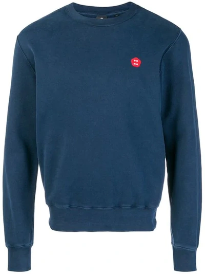 Shop Aspesi Crew Neck Sweater - Blue