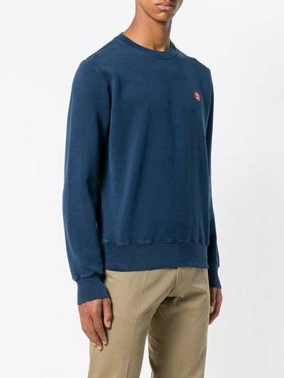Shop Aspesi Crew Neck Sweater - Blue