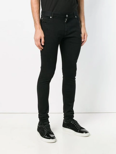 Balmain Skinny Jeans In Black