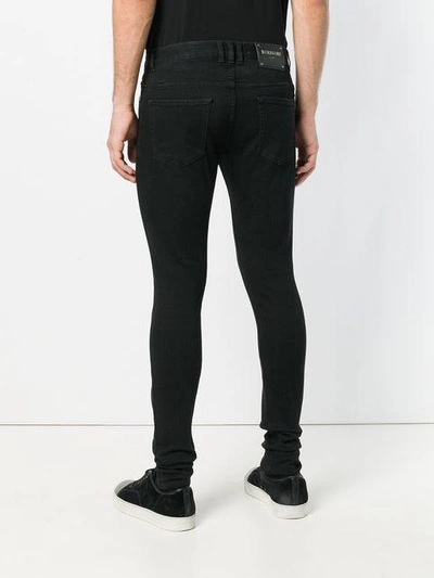 Balmain Skinny Jeans In Black
