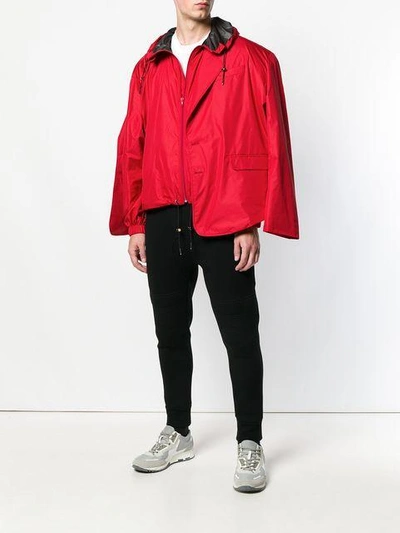 Shop Y/project Blazer Sports Hybrid Jacket In Red