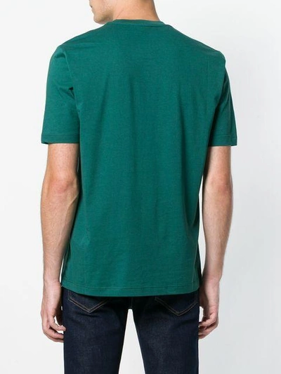 Shop Love Moschino Logo Print T-shirt - Green