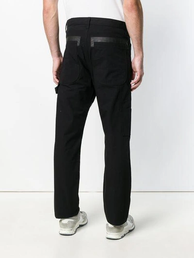 Shop Junya Watanabe Man Cargo Trousers - Black