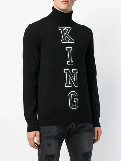 Shop Dolce & Gabbana King Turtleneck Sweater - Black