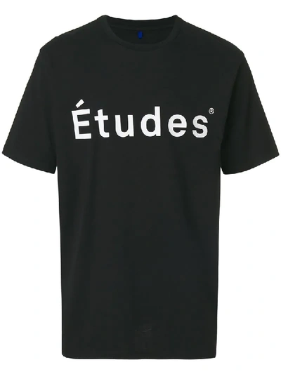 Shop Etudes Studio Études Wonder Logo T-shirt - Black