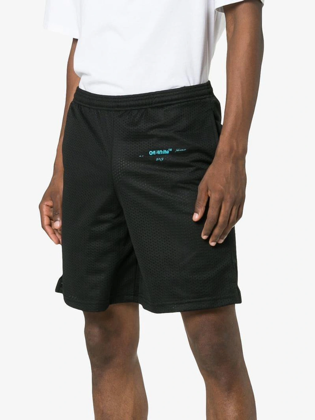 Off white gradient mesh shorts discount