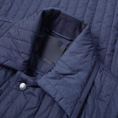 Shop Craig Green Quilted Worker Jacket In Blue