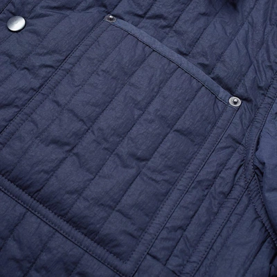 Shop Craig Green Quilted Worker Jacket In Blue