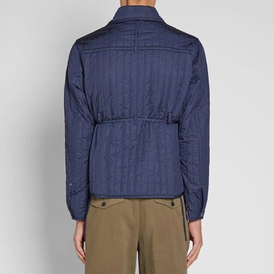 Shop Craig Green Quilted Worker Jacket In Blue