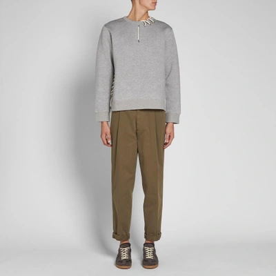 Shop Craig Green Laced Sweatshirt In Grey