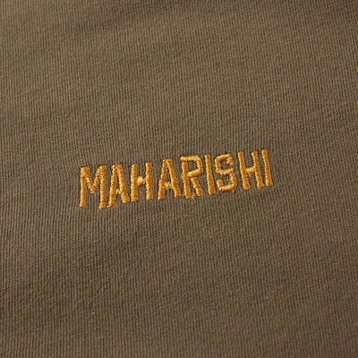 Shop Maharishi Long Sleeve Dragon Tee In Green
