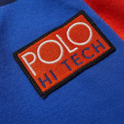 Shop Polo Ralph Lauren Hi-tech Climb Print Sweat In Blue