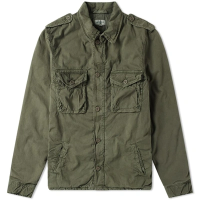 Shop Hartford Jonah Military Jacket In Green