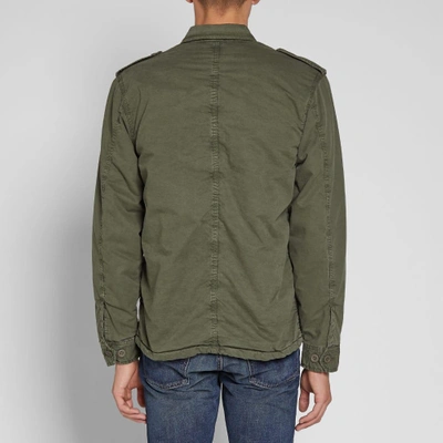 Shop Hartford Jonah Military Jacket In Green