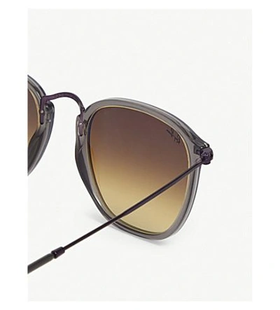 Shop Ray Ban Square Sunglasses In Grey
