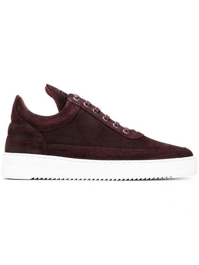 Shop Filling Pieces Low Top Ripple Sneakers - Red