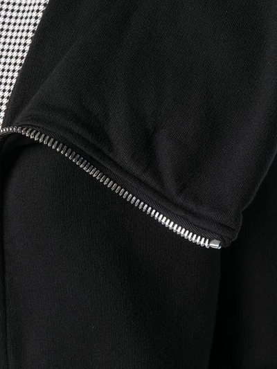 Shop Rick Owens Drkshdw Asymmetric Full-zip Hoodie In Black