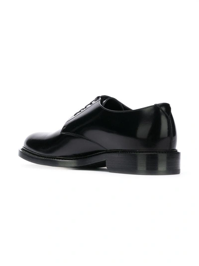 Shop Saint Laurent Classic Lace-up Shoes - Black