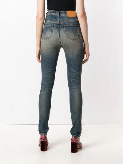 Shop Gucci High-waisted Skinny Jeans - Blue