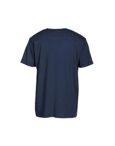 Shop Mollusk T-shirt In Dark Blue