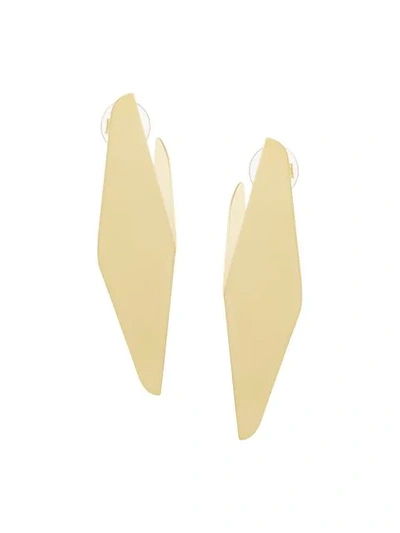 Shop Gaviria Apolo Earrings In Gold