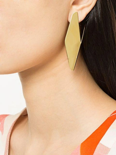 Shop Gaviria Apolo Earrings In Gold
