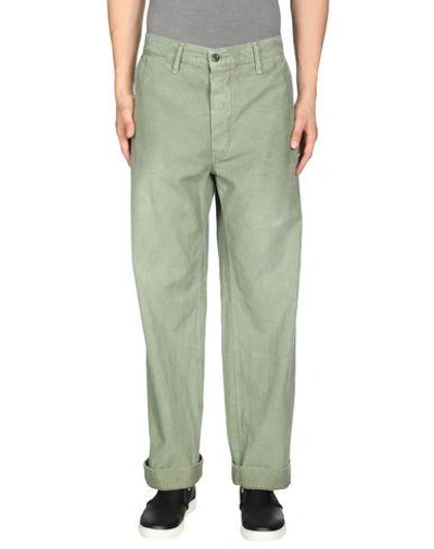 Shop Chimala Denim Pants In Military Green