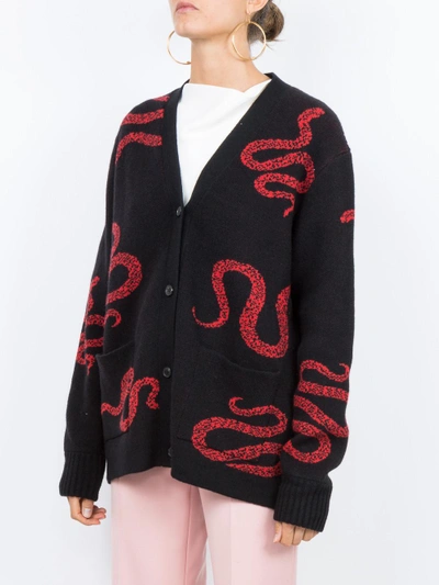 Shop Amiri Snake Cardigan