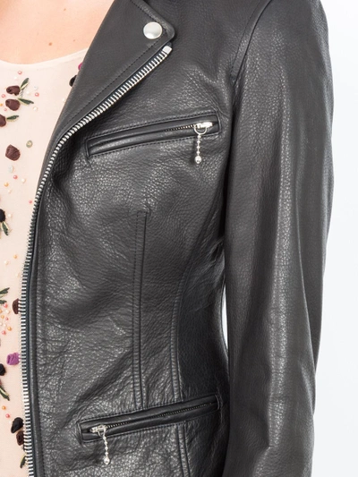 Shop Alexander Wang Fitted Moto Blazer