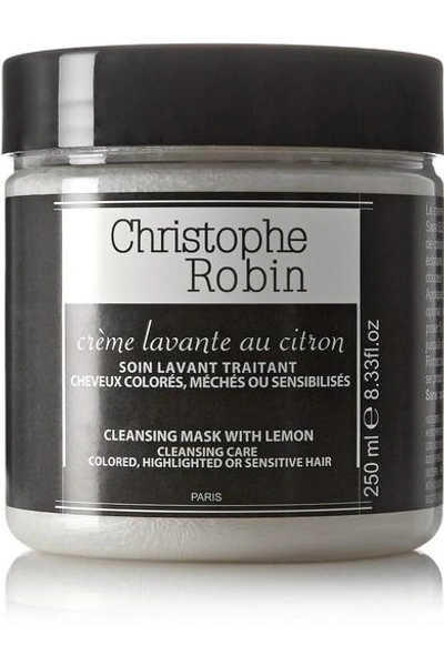 Shop Christophe Robin Cleansing Mask With Lemon, 250ml - One Size In Colorless