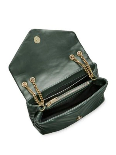 Shop Saint Laurent Small Lou Lou Chain Strap Shoulder Bag In Fuchsia